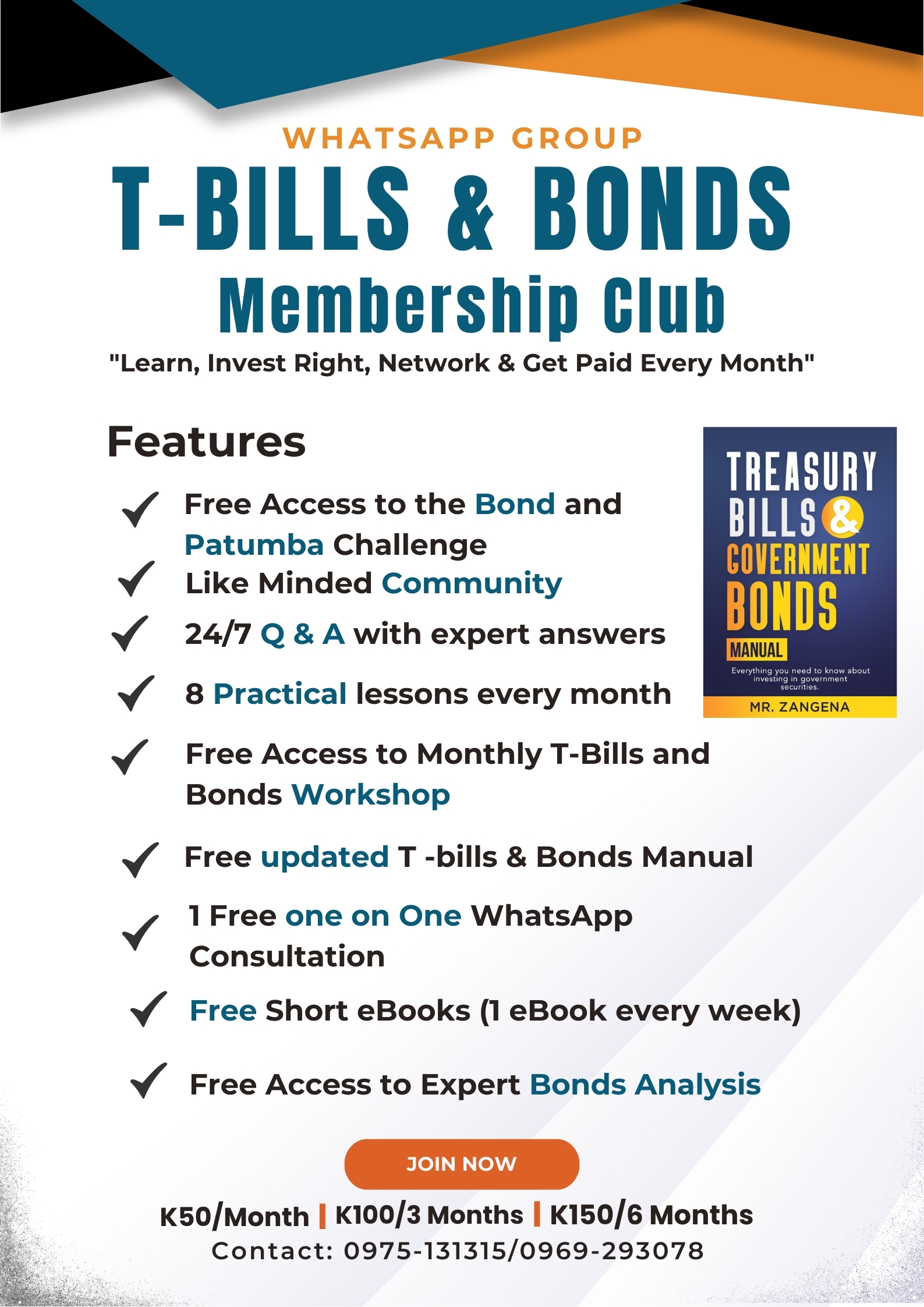 Treasury Bills & Government Bonds Monthly Workshop (Online)