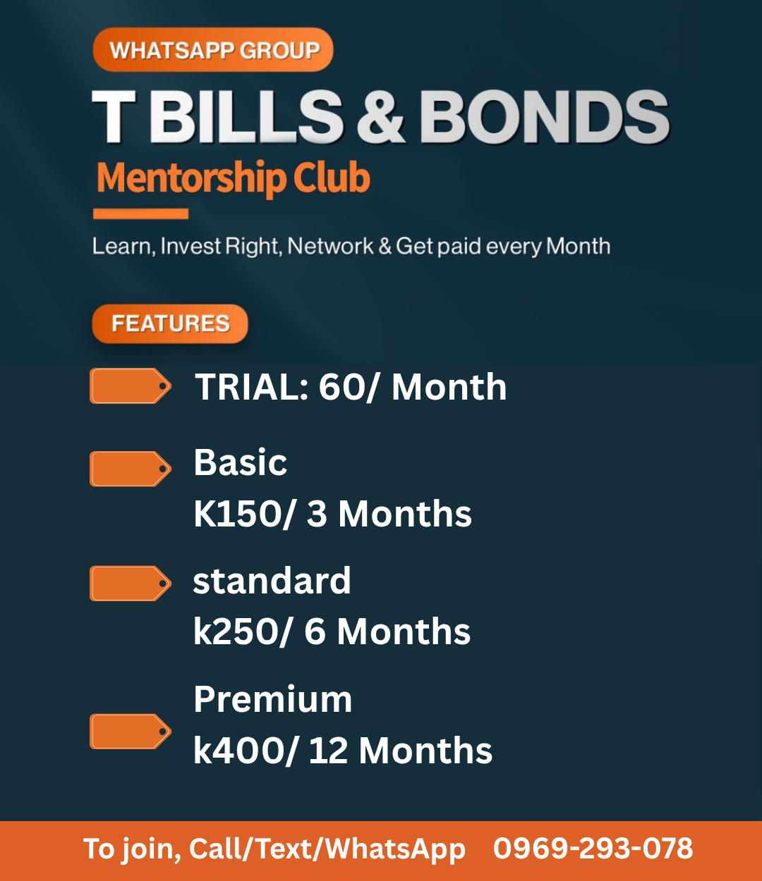 Treasury Bills & Government Bonds Mentorship WhatsApp Group