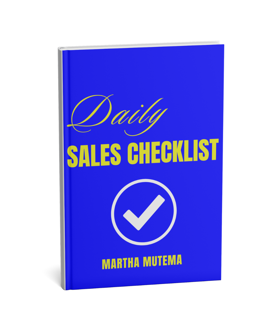 DAILY SALES CHECKLIST